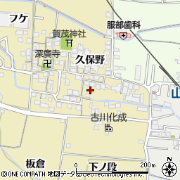 京都府城陽市奈島久保野27周辺の地図