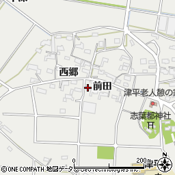 愛知県西尾市吉良町津平前田40周辺の地図