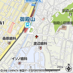 京大進研御殿山校周辺の地図
