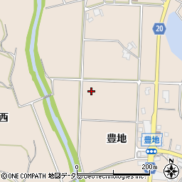 兵庫県三木市細川町豊地周辺の地図