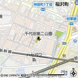 千代田第二公園周辺の地図