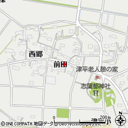 愛知県西尾市吉良町津平前田21周辺の地図
