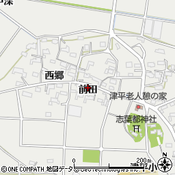 愛知県西尾市吉良町津平前田22周辺の地図