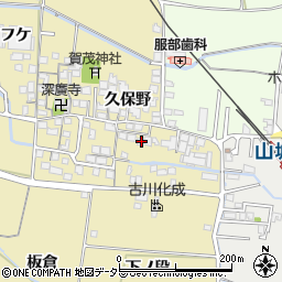 京都府城陽市奈島久保野29周辺の地図