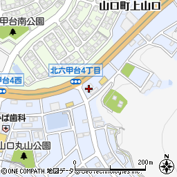 ａｐｏｌｌｏｓｔａｔｉｏｎセルフ北六甲ＳＳ周辺の地図