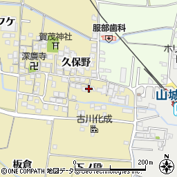 京都府城陽市奈島久保野30周辺の地図