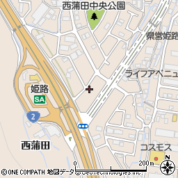 兵庫県姫路市広畑区西蒲田1693周辺の地図