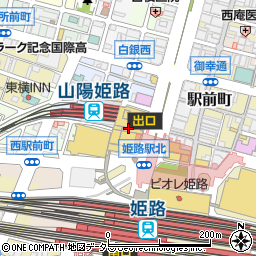 但馬銀行姫路駅前 ＡＴＭ周辺の地図
