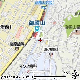 セブンイレブン御殿山駅前店周辺の地図