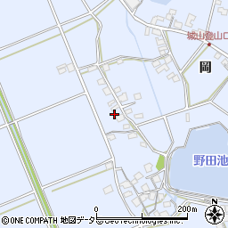 兵庫県加古川市志方町岡152周辺の地図