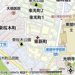 中部電気保安協会豊川事業所周辺の地図
