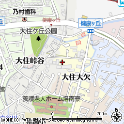 京都府京田辺市大住大欠10周辺の地図