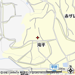 愛知県豊橋市石巻平野町滝平周辺の地図