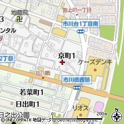 兵庫県姫路市京町1丁目30周辺の地図