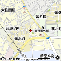 京都府京田辺市薪水取31周辺の地図