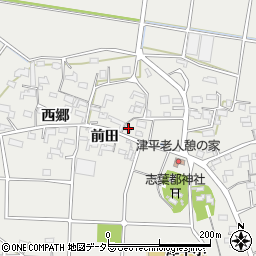 愛知県西尾市吉良町津平前田55周辺の地図