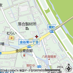 ガンジス川 金谷東店周辺の地図