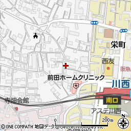 兵庫県川西市花屋敷1丁目3-13周辺の地図