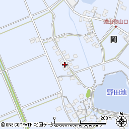 兵庫県加古川市志方町岡152-1周辺の地図