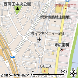 兵庫県姫路市広畑区西蒲田1738周辺の地図