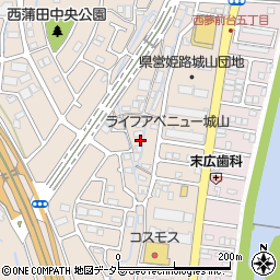兵庫県姫路市広畑区西蒲田1739周辺の地図