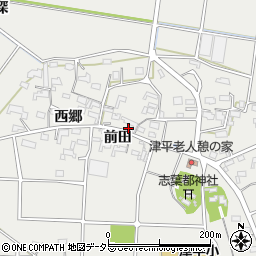 愛知県西尾市吉良町津平前田54周辺の地図