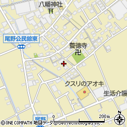 静岡県浜松市浜名区尾野1188周辺の地図