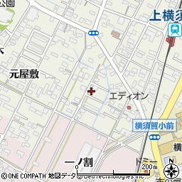 愛知県西尾市吉良町上横須賀五反田22-6周辺の地図