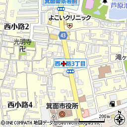 シャトレー西小路周辺の地図