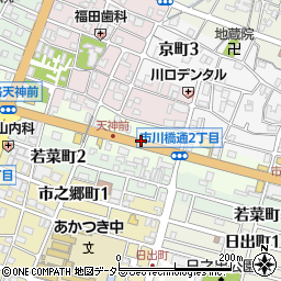 兵庫県姫路市市川橋通周辺の地図