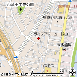 兵庫県姫路市広畑区西蒲田1751周辺の地図
