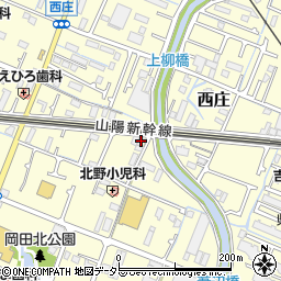 兵庫県姫路市西庄274周辺の地図