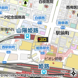 兵庫県姫路市南町1周辺の地図