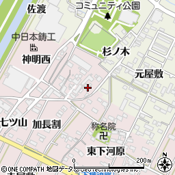 愛知県西尾市吉良町下横須賀西下河原43周辺の地図