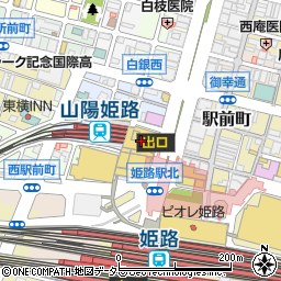 ビームス姫路周辺の地図