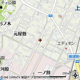 愛知県西尾市吉良町上横須賀五反田13周辺の地図