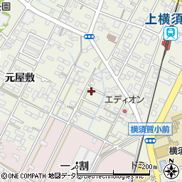 愛知県西尾市吉良町上横須賀五反田23周辺の地図