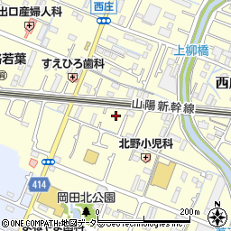 兵庫県姫路市西庄289周辺の地図