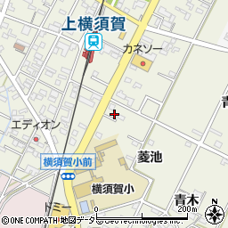 愛知県西尾市吉良町上横須賀菱池21周辺の地図