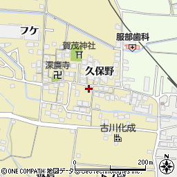 京都府城陽市奈島久保野72周辺の地図