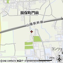 兵庫県たつの市揖保町門前285周辺の地図