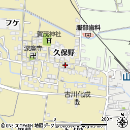 京都府城陽市奈島久保野22周辺の地図
