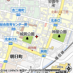 兵庫県姫路市北条口周辺の地図