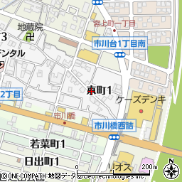 兵庫県姫路市京町1丁目周辺の地図