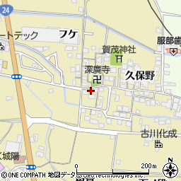 京都府城陽市奈島久保野78周辺の地図