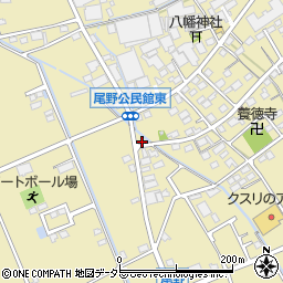 静岡県浜松市浜名区尾野1210-1周辺の地図