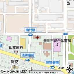 豊川市社会福祉協議会周辺の地図