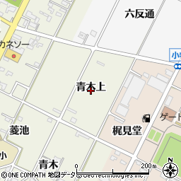 愛知県西尾市吉良町上横須賀周辺の地図