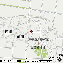 愛知県西尾市吉良町津平前田58周辺の地図