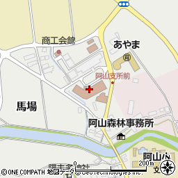 伊賀市阿山支所周辺の地図